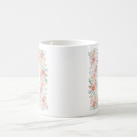 Mug Spring Floral Flowers Wedding  (Centre)