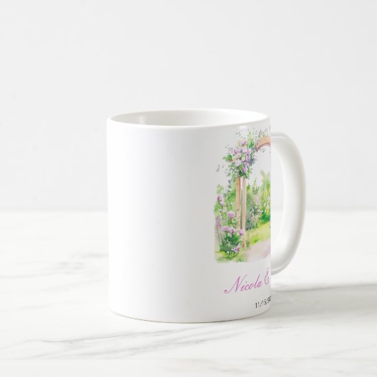 Mug Spring Floral Wedding Arch (Devant droit)