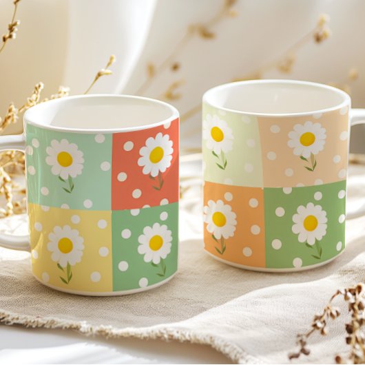 Mug Spring Flower Pastel Cute Fun 