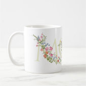 Mug Spring Flowers Pretty MOM to BE baby shower (Gauche)