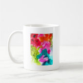 Mug Spring Flowers watercolour abstract (Gauche)