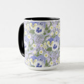 Mug Spring Garden flowers on lavender (Devant gauche)