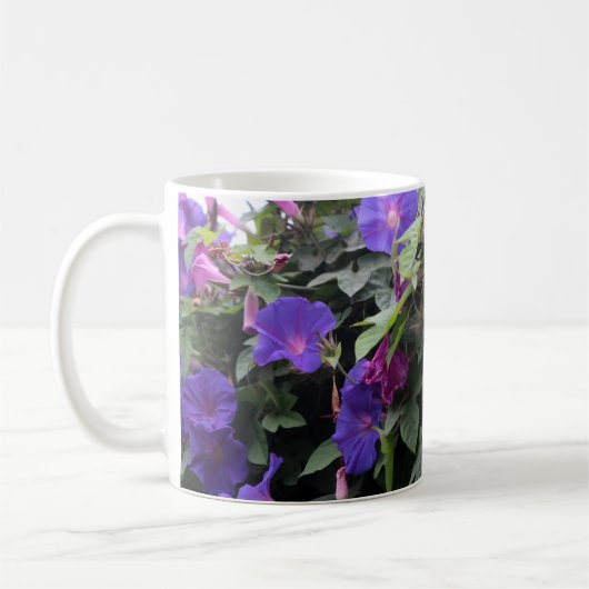 Mug Spring Morning Glories en bleu (Gauche)
