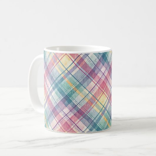 Mug Spring Pastel Diagonal (Devant gauche)