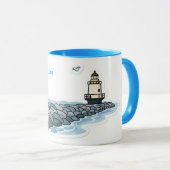 MUG SPRING POINT LEDGE LIGHT, MAINE (Devant droit)