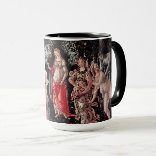 Mug Spring Primavera Sandro Botticelli Renaissance (Devant droit)