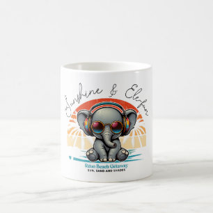 Mug Spring Sunshine and Ele-fun Retro Beach Getaway