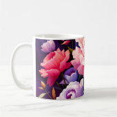 Mug Spring Zen Sunrise Pink Blossom Garden  (Gauche)