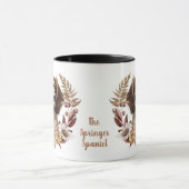 Mug Springer Spaniel Automne Wreath (Centre)