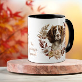 Mug Springer Spaniel Automne Wreath