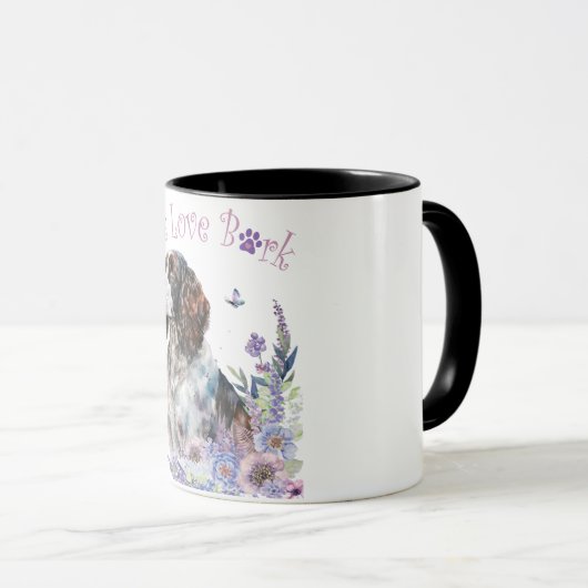 Mug Springer Spaniel Chien Maman Floral (Devant droit)