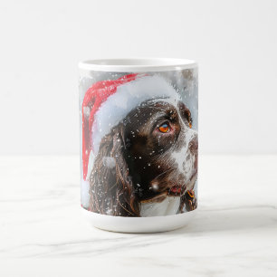 Mug Springer Spaniel chien Noël Festif