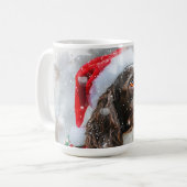 Mug Springer Spaniel chien Noël Festif (Devant gauche)
