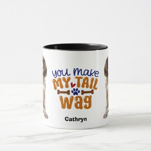 Mug Springer Spaniel Chien Vous Faites Mon Baguette (Centre)