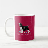 Mug Springer Spaniel Design de Noël (Gauche)