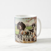 Mug springer spaniel maman et chiots (Devant droit)