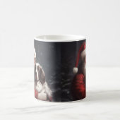 Mug Springer Spaniel Père Noël Noël Festif (Centre)