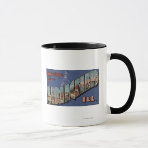 Mug Springfield, Illinois - Scènes de grandes lettres
