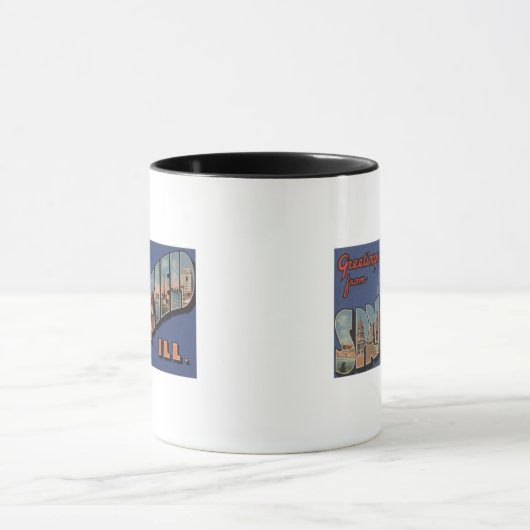 Mug Springfield, Illinois - Scènes de grandes lettres (Centre)