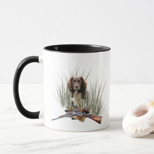 Mug Sprocker Spaniel Tapestry Poster Triptyque Acryliq (Avec donut)