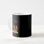 Mug Squad Couple de Pâques Bunny Dachshunds Dandelions (Devant gauche)