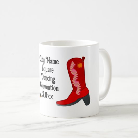 Mug Square Dance Cowboy Boots (Devant droit)