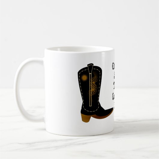 Mug Square Dance Cowboy Boots (Gauche)