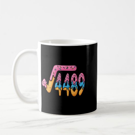 Mug Square Root 4489 Ice Cream Slang Math 67 Six Seven (Gauche)