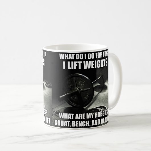 Mug Squat, Banc, Deadlift - Motivation (Devant droit)