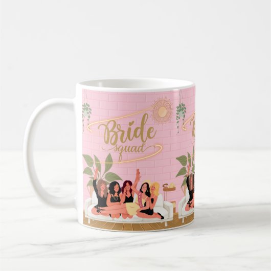 Mug squat de mariée (Gauche)