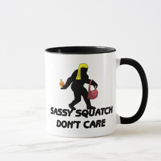 Mug Squatch impertinent ne s'inquiètent pas (Droite)
