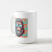 Mug Squatch Rétro Vintage Style Comic Pop Art (Devant gauche)