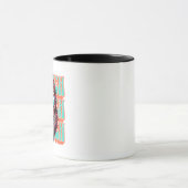 Mug Squatch Rétro Vintage Style Comic Pop Art (Centre)