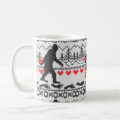 Mug Squatchin allé pour le style laid de Knit d'amour (Gauche)