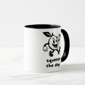 Mug Squeeze The Day Fun Lemon Pun (Devant droit)