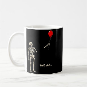 Mug Squelette a perdu un ballon drôle de dicton citati