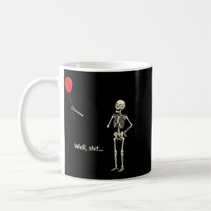 Mug Squelette a perdu un ballon, truc de squelette drô