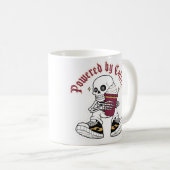 Mug Squelette Accro au Café (Devant droit)