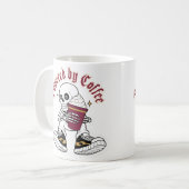 Mug Squelette Accro au Café (Devant gauche)