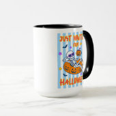 Mug Squelette attendant Halloween (Devant droit)