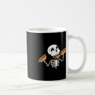 Mug Squelette Avec Chiens Chauds Halloween Hotdog Love