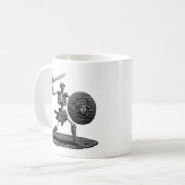 Mug Squelette avec épée et bouclier (Devant gauche)
