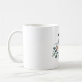 Mug Squelette Avec Fleurs (Gauche)