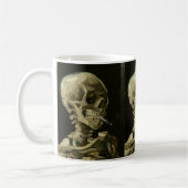 Mug Squelette avec la cigarette par Van Gogh (Gauche)