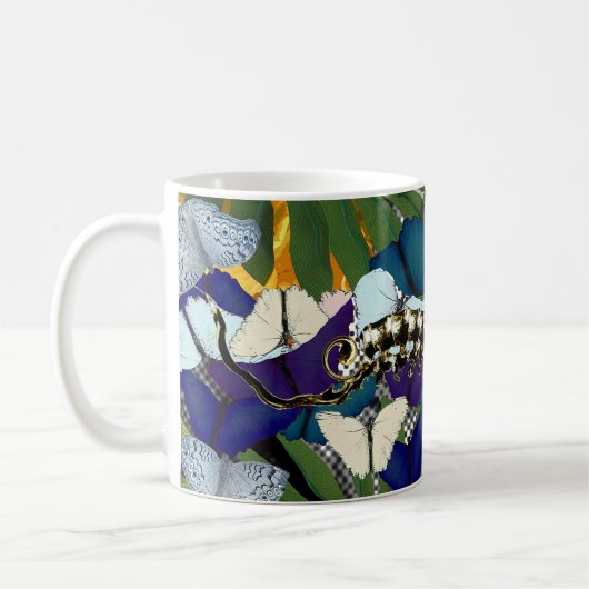 Mug Squelette botanique vintage (Gauche)