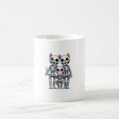 Mug Squelette Chat Famille Blown Buble chewing-gum Cut (Centre)