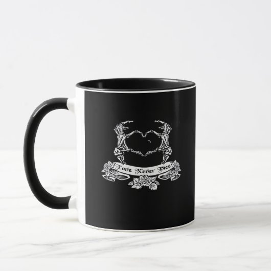 Mug Squelette Conception manuelle (Gauche)