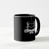 Mug Squelette Conception manuelle (Devant droit)