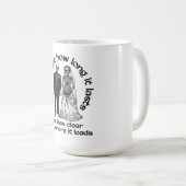 Mug squelette d'amour éternel - Café pour couple g (Devant droit)