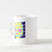Mug "Squelette dans la fenêtre" (Retro) (Devant gauche)